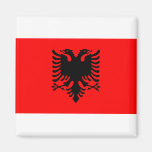 Flagge Albaniens Magnet
