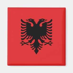 Flagge Albaniens Magnet