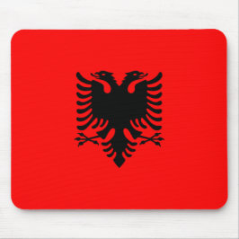 Flagge Albaniens Mousepad