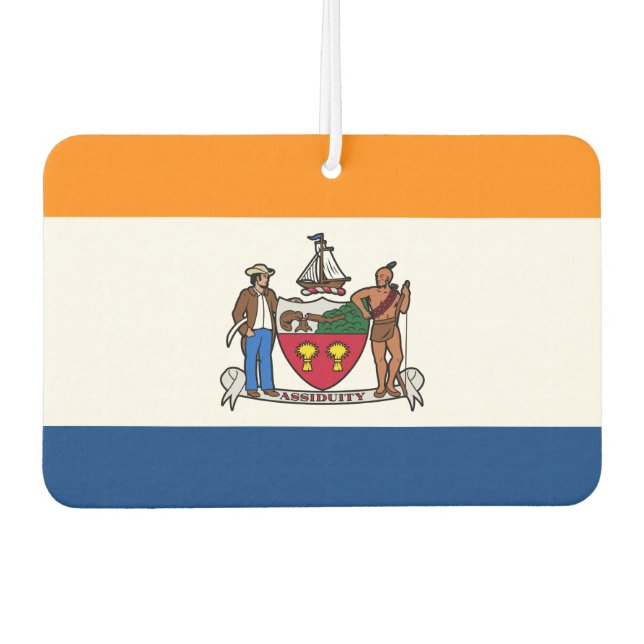 Flagge Albaniens, New York Autolufterfrischer (Vorderseite)