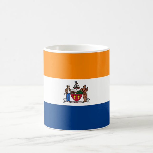 Flagge Albaniens, New York Kaffeetasse (Mittel)