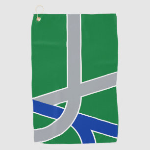 Flagge Albaniens, Oregon Golfhandtuch