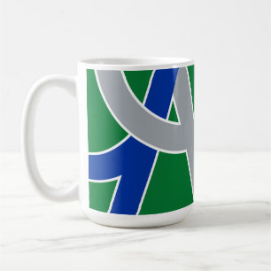 Flagge Albaniens, Oregon Kaffeetasse
