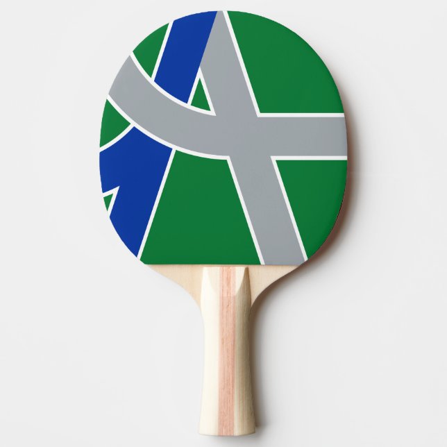 Flagge Albaniens, Oregon Tischtennis Schläger (Vorderseite)