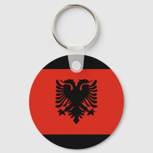 Flagge Albaniens Schlüsselanhänger