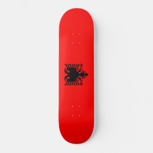 Flagge Albaniens Skateboard