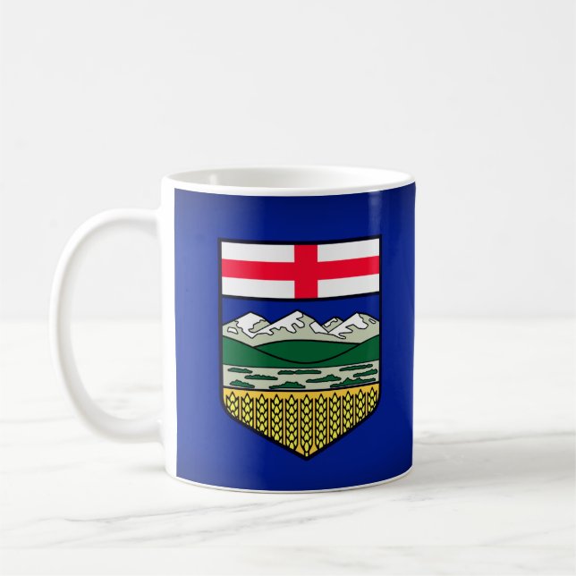 Flagge Alberta - KANADA Kaffeetasse (Links)