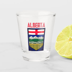 Flagge Alberta - KANADA Schnapsglas