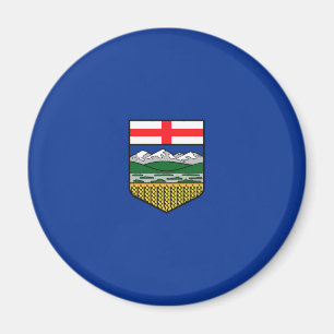 Flagge Albertas Magnet