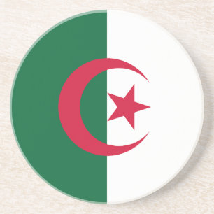 Flagge Algerien Getränkeuntersetzer