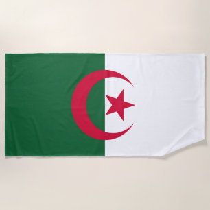 Flagge Algerien Strandtuch