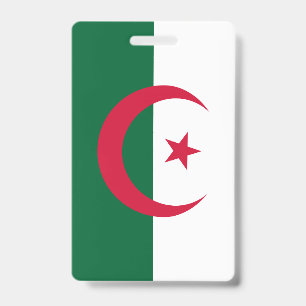 Flagge Algeriens Ausweis