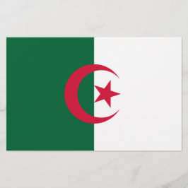 Flagge Algeriens Briefpapier