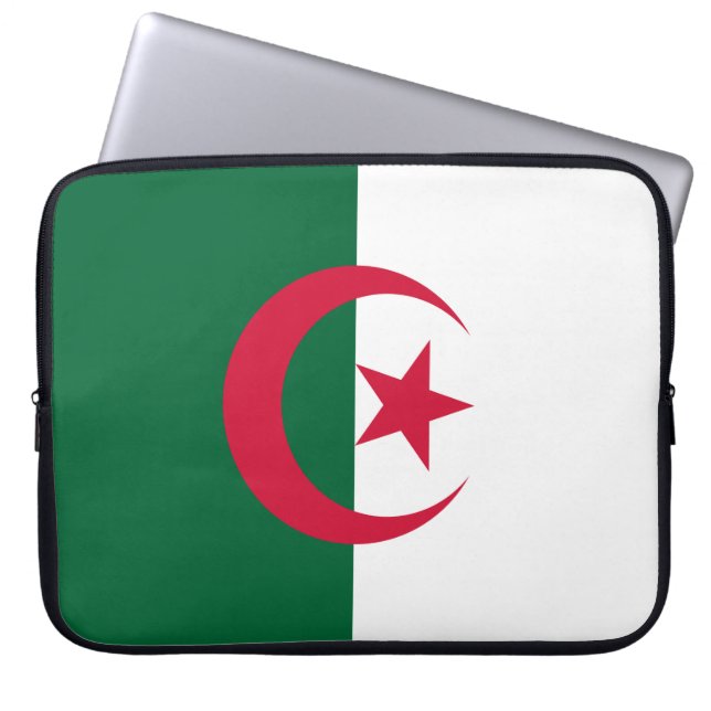 Flagge Algeriens Laptopschutzhülle (Vorderseite)