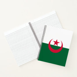 Flagge Algeriens Notizbuch