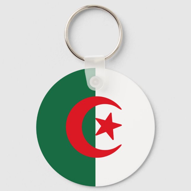 Flagge Algeriens Schlüsselanhänger (Vorderseite)