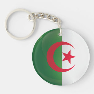Flagge Algeriens Schlüsselanhänger
