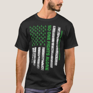 Flagge Allein Psychische Gesundheitsaufklärung Nie T-Shirt