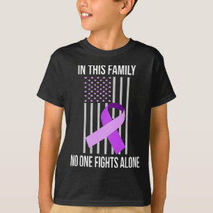 Flagge Alzheimerheimer-Schleife Heimer-Krankheit-B T-Shirt