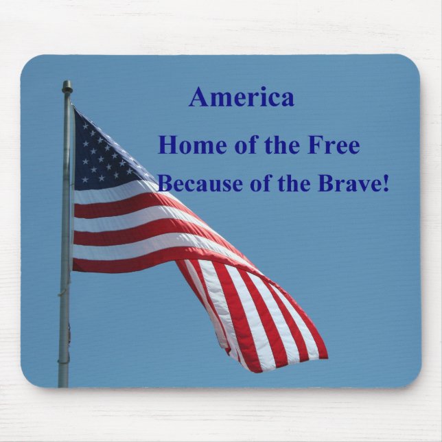 Flagge, Amerika Mousepad (Vorne)