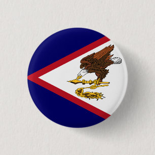 Flagge Amerikanisch-Samoas Button