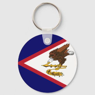 Flagge Amerikanisch-Samoas Schlüsselanhänger