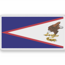 Flagge Amerikanisch-Samoas, Vereinigte Staaten Aufkleber