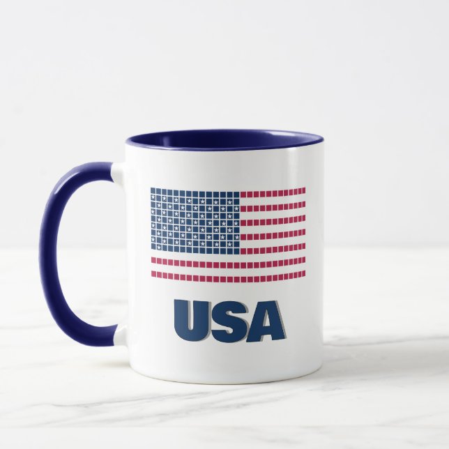 Flagge Amerikas Tasse (Links)