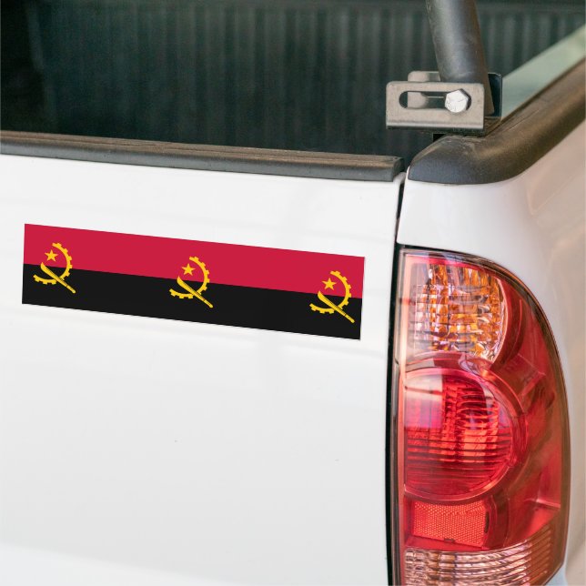 Flagge Angolas Autoaufkleber (Auf Lkw)