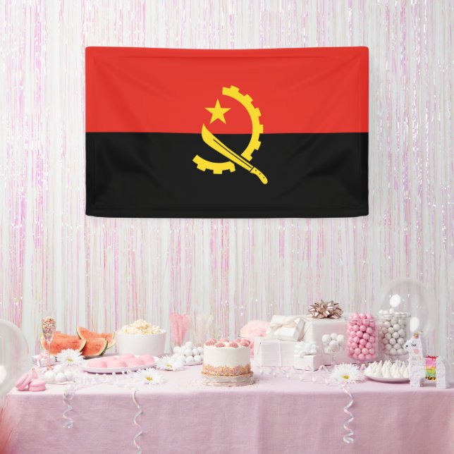 Flagge Angolas Banner (Party)