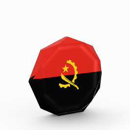 Flagge Angolas Fotoblock