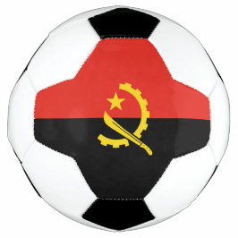 Flagge Angolas Fußball