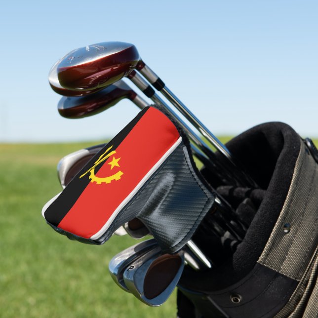 Flagge Angolas Golf Headcover (In Situ)