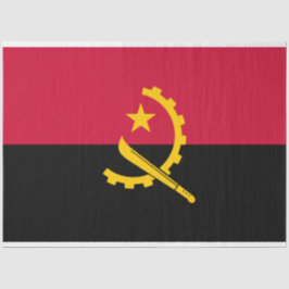 Flagge Angolas Seidenpapier