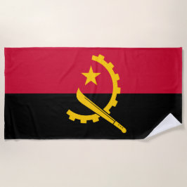 Flagge Angolas Strandtuch
