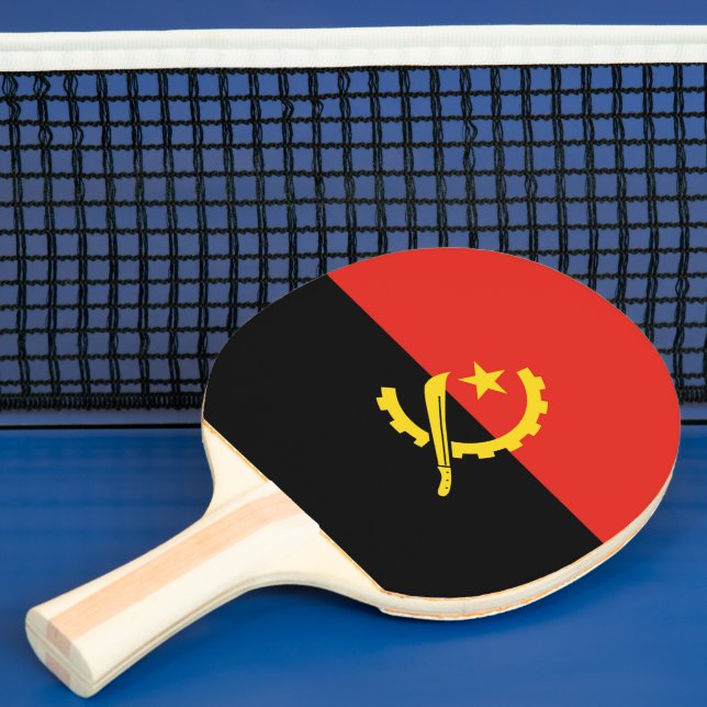 Flagge Angolas Tischtennis Schläger (InSitu)