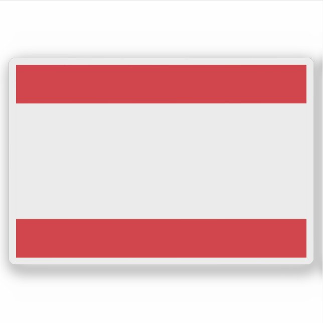 Flagge Antwerpens, Belgien Aufkleber (Vorderseite)