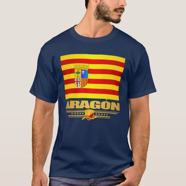 Flagge Aragons T-Shirt (Vorderseite)