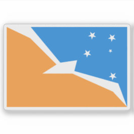 Flagge Argentiniens Antarktis Aufkleber
