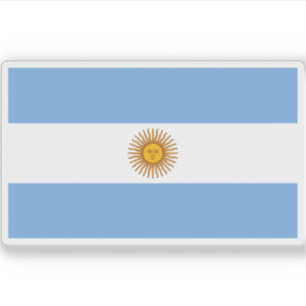 Flagge Argentiniens Aufkleber