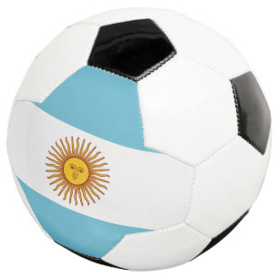Flagge Argentiniens Fußball
