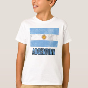 Flagge Argentiniens (Grunge-Look) T-Shirt