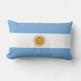 Flagge Argentiniens Lendenkissen