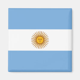 Flagge Argentiniens Magnet
