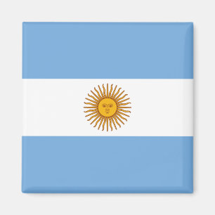 Flagge Argentiniens Magnet