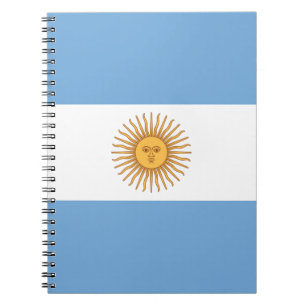 Flagge Argentiniens Notizblock