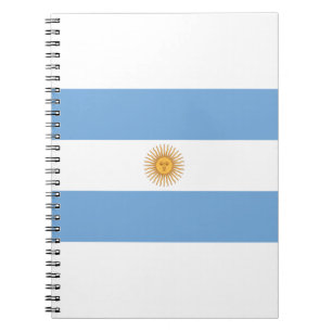 Flagge Argentiniens Notizblock