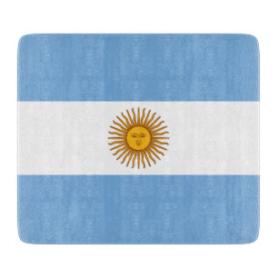 Flagge Argentiniens Schneidebrett