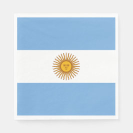 Flagge Argentiniens Serviette