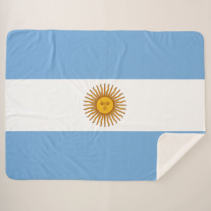 Flagge Argentiniens Sherpadecke